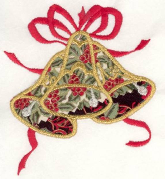 Picture of Bell Applique Machine Embroidery Design