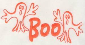 Picture of Boo Ghosts Machine Embroidery Design