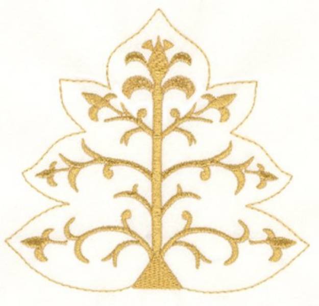 Picture of Festive Tree Machine Embroidery Design