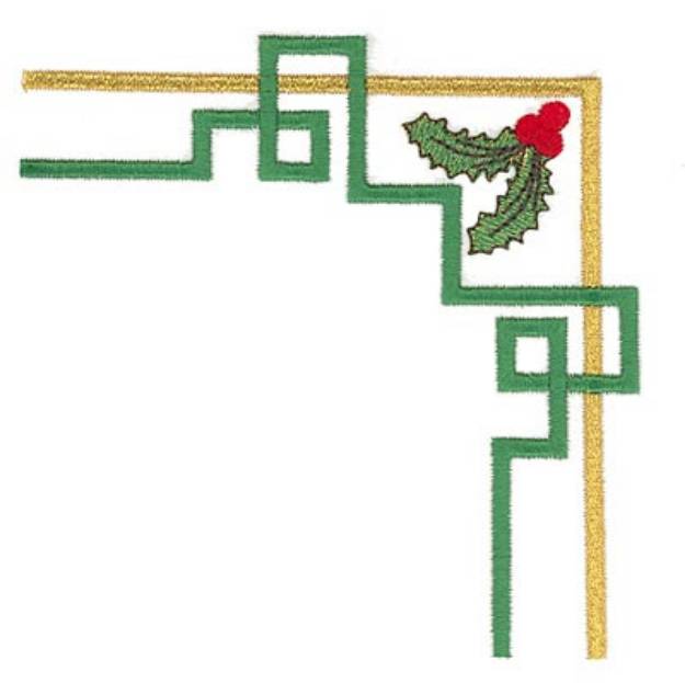 Picture of Holly Border Machine Embroidery Design