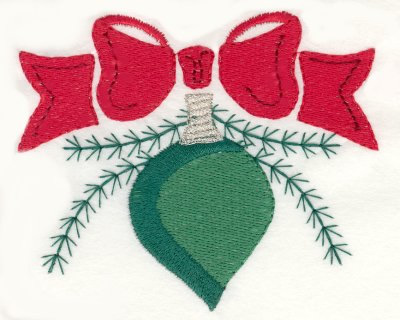 Bow Light Machine Embroidery Design