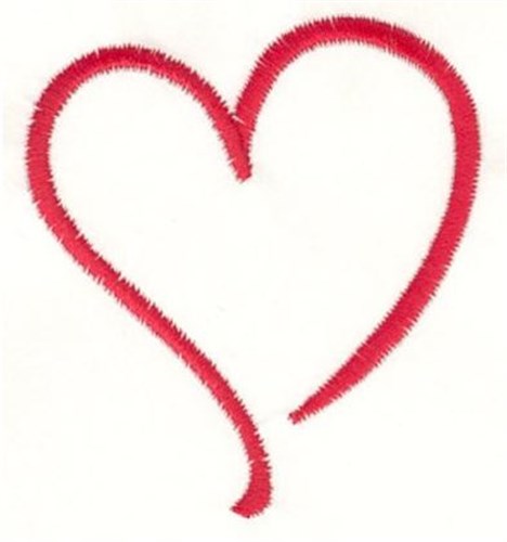 Heart Machine Embroidery Design
