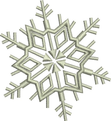 Ice Crystal Machine Embroidery Design