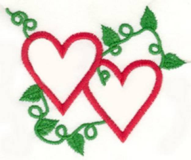 Picture of Vine Heart Machine Embroidery Design
