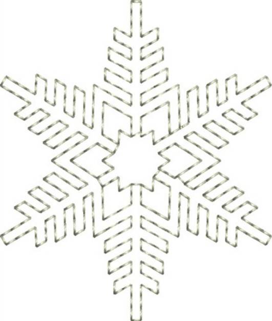 Picture of Snowflake Machine Embroidery Design