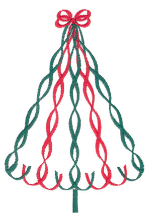 May Pole Tree Machine Embroidery Design