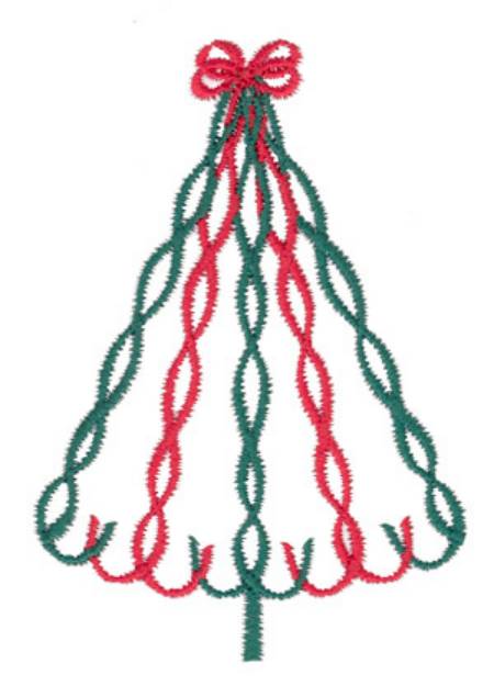 Picture of Maypole Christmas Tree Machine Embroidery Design