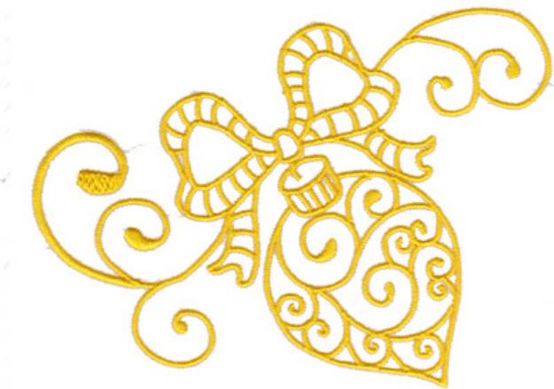 Picture of Swirl Ornament Machine Embroidery Design