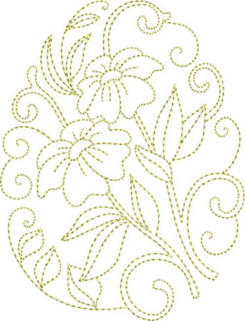 Picture of Easter Goldwork Machine Embroidery Design