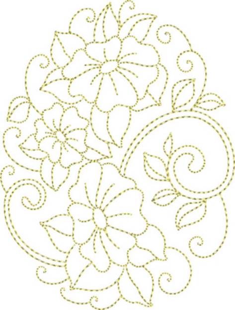 Picture of Easter Goldwork Machine Embroidery Design