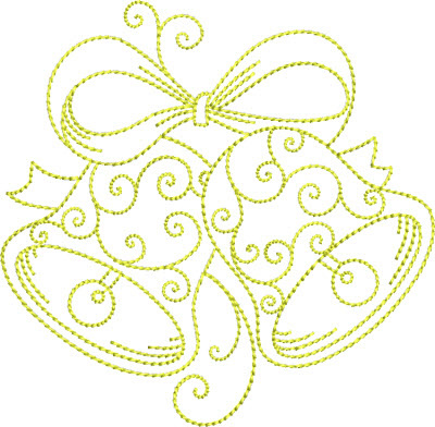 Christmas Bells Machine Embroidery Design