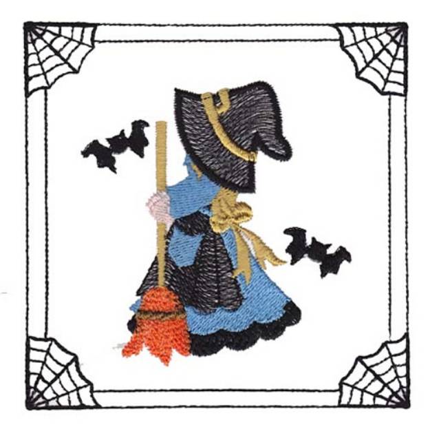 Picture of Sunbonnet Sue Witch Machine Embroidery Design