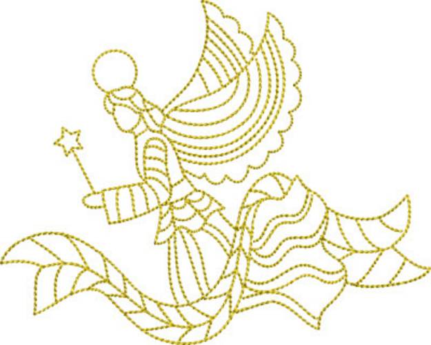 Picture of Redwork Angels Machine Embroidery Design