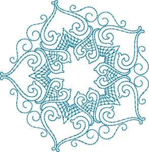 Picture of Star Machine Embroidery Design