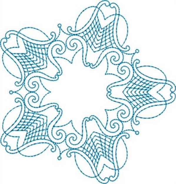 Picture of Heirloom Star Machine Embroidery Design