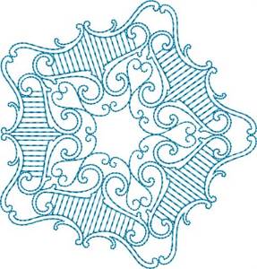 Picture of Star Design Machine Embroidery Design