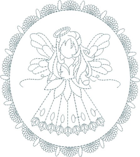 Little Angel Machine Embroidery Design