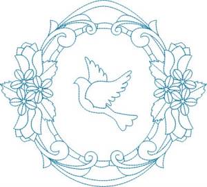 Picture of Religious Dove Wreath