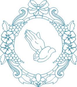 Picture of Praying Hands Wreath