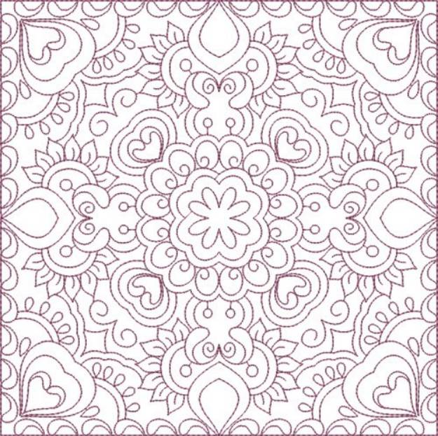 Picture of Infinity Quilt Block Machine Embroidery Design