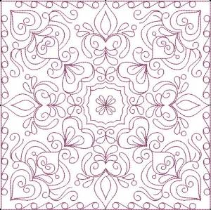 Picture of Infinity Quilt Block Machine Embroidery Design