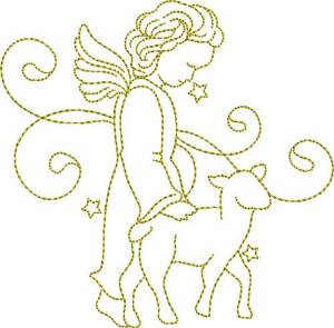 Picture of Christmas Time Machine Embroidery Design