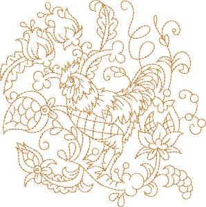 Picture of Quilt Hen Machine Embroidery Design