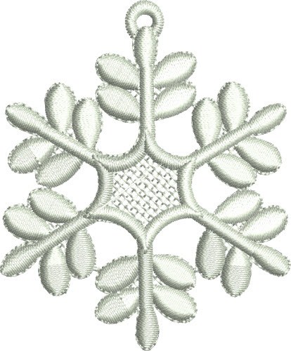 Snowflake FSL Machine Embroidery Design