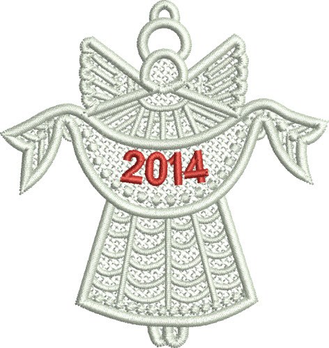 2014 Angel FSL Machine Embroidery Design