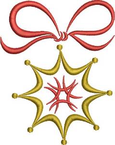 Picture of Christmas Ornaments Machine Embroidery Design