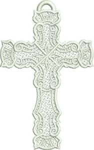 Picture of Free Standing Lace Cross