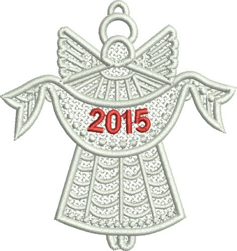 FSL Christmas Angel Machine Embroidery Design