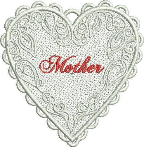 FSL Valentine Heart Machine Embroidery Design