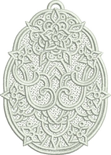 FSL Easter Egg Machine Embroidery Design