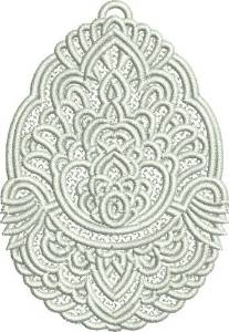 Picture of FSL Easter Egg Machine Embroidery Design