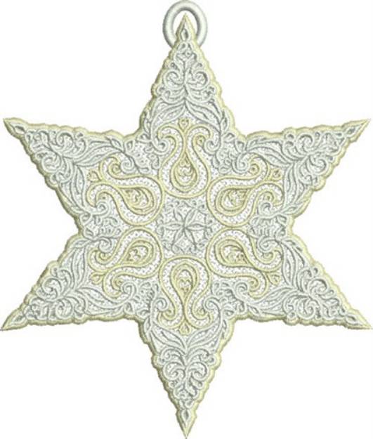 Picture of FSL Antique Star Machine Embroidery Design