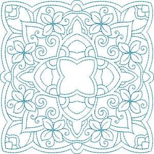 Picture of Crazy Doily Quilt Block Machine Embroidery Design