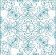 Picture of Floral Quilt Block Machine Embroidery Design