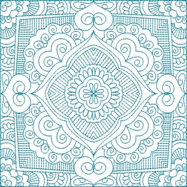 Picture of Quilt Block Machine Embroidery Design