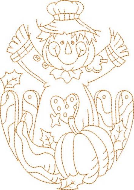 Picture of Scarecrow Blocks Machine Embroidery Design