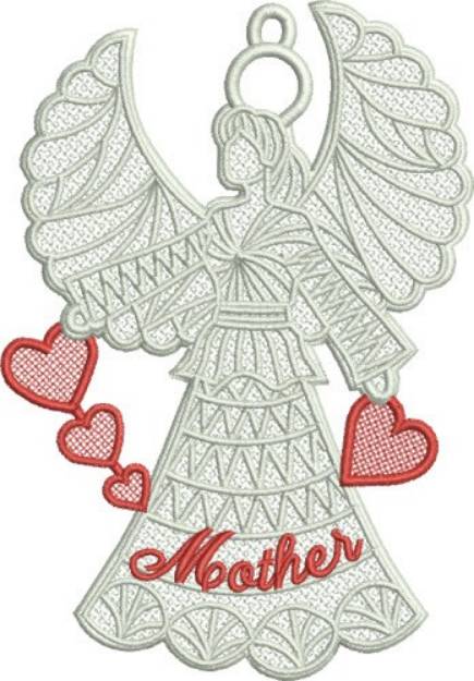 Picture of FSL Mother Angel Machine Embroidery Design