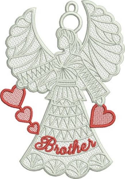 Picture of FSL Brother Angel Machine Embroidery Design
