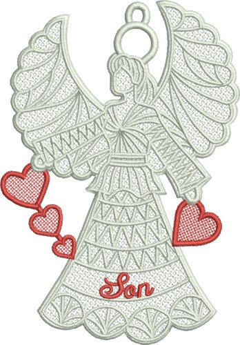 FSL Son Angel Machine Embroidery Design
