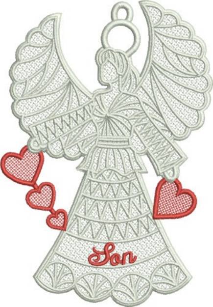 Picture of FSL Son Angel Machine Embroidery Design