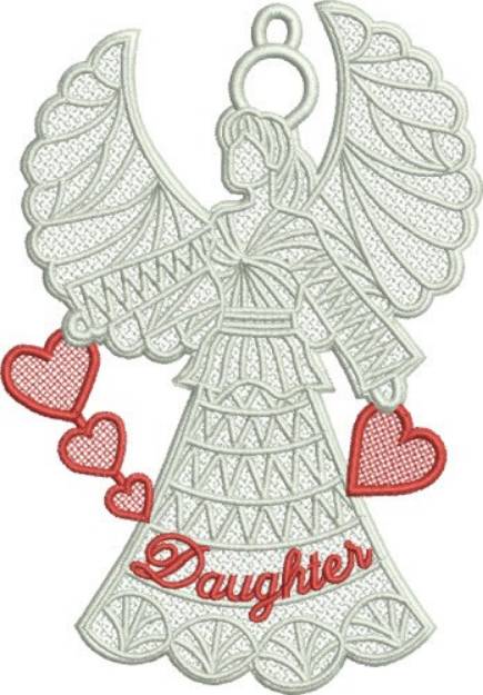 Picture of FSL Daughter Angel Machine Embroidery Design