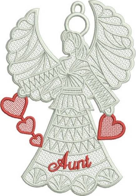 Picture of FSL Aunt Angel Machine Embroidery Design