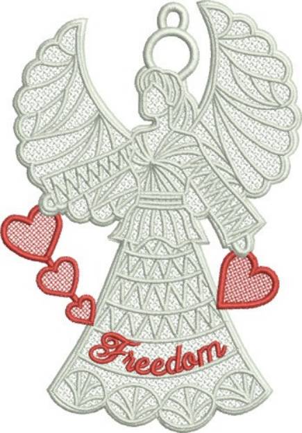 Picture of FSL Freedom Angel Machine Embroidery Design