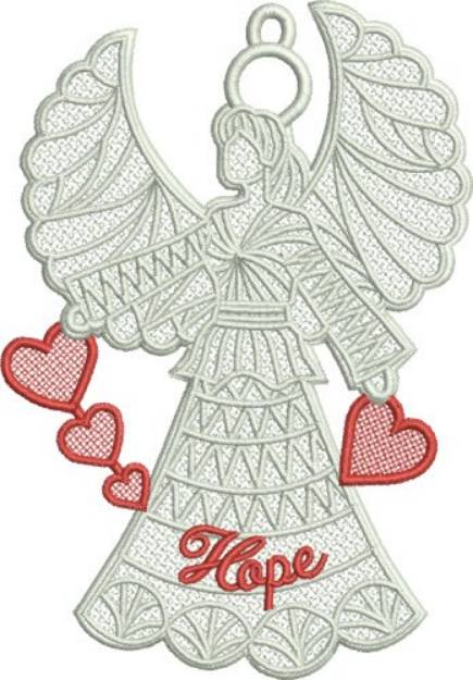 Picture of FSL Hope Angel Machine Embroidery Design