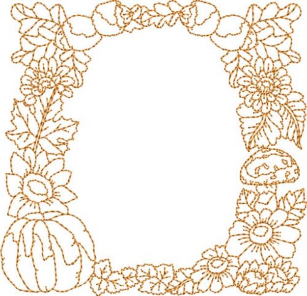 Picture of Fall Season Quilt Machine Embroidery Design