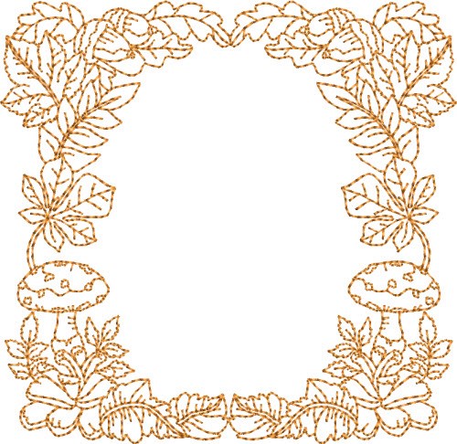 Fall Quilt Machine Embroidery Design